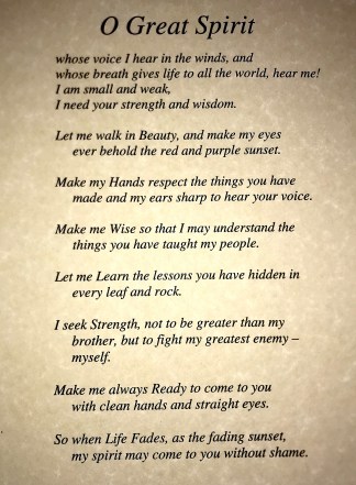 O Great Spirit