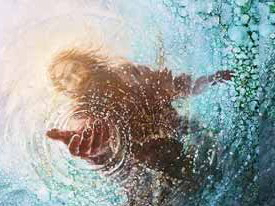 Jesus-reaching-into-water